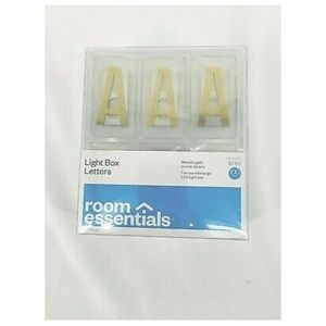 Metallic Gold LED Light Box Letters 100